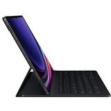 0 Samsung Book Cover Keyboard Slim für Galaxy Tab S9 Ultra (Black)