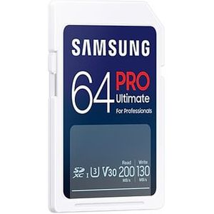 Samsung PRO Ultimate - SD Kaart - 64 GB - 200 & 130 MB/s