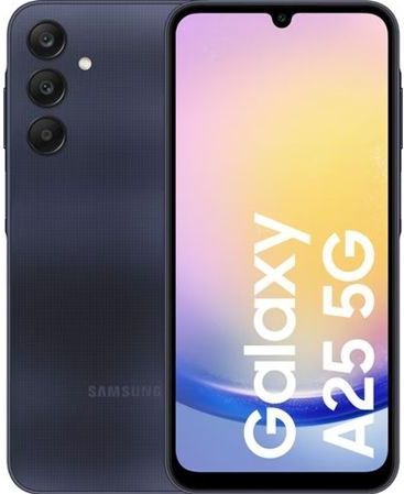 Samsung Galaxy A25 Smartphone 128 GB 16.5 cm (6.5 inch) Blauw-zwart Android 14 Hybrid-SIM