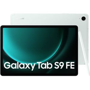 Samsung Galaxy Tab S9 FE, display 10,9 inch TFT LCD PLS, WLAN, RAM 6 GB, 128 GB, 8000 mAh, Exynos 1380, Android 13, IP68, groen (mint), [Italiaanse versie] 2023