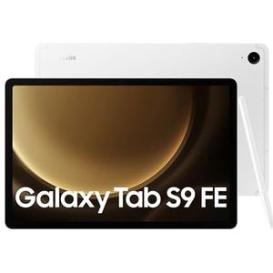 Samsung Galaxy Tab S9 FE, 10,9 inch TFT LCD PLS-display, wifi, 6 GB RAM, 128 GB, 8000 mAh, Exynos 1380, Android 13, IP68, zilver (zilver), [Italiaanse versie] 2023
