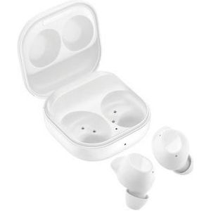 Samsung Galaxy Buds FE Draadloze Bluetooth-oordopjes, Active Noise Cancelling (ANC), comfortabele pasvorm, 3 microfoons, Touch Control, diepe bas, incl. oplaadkabel, wit