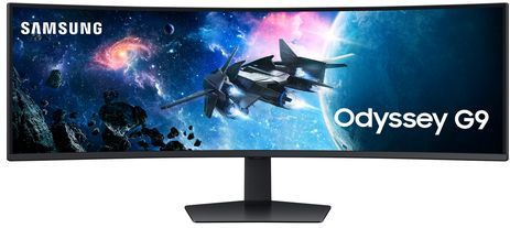 Samsung G95C computer monitor 124,5 cm (49") 5120 x 1440 Pixels Dual QHD LED Zwart