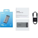 SAMSUNG - T5 EVO - SSD - Grijs - 2TB - USB Type-C