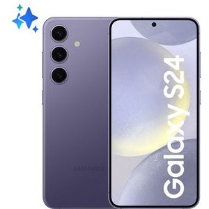 Samsung - Galaxy S24 - Mobiele Telefoon - Amber Yellow 128 GB Paars