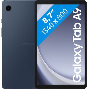Samsung Galaxy Tab A9 - 128GB - 8.7 inch - Dark blue
