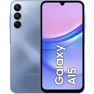 Samsung Galaxy A15 16,5 cm (6,5 inch) Dual SIM Hybrid Android 14 4G USB Type-C 4GB 128GB 5000mAh blauw
