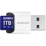 Samsung - PRO Plus - MicroSD Kaart - Kaartlezer - Zwart - 128GB