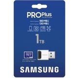 Samsung - PRO Plus - MicroSD Kaart - Kaartlezer - Zwart - 128GB