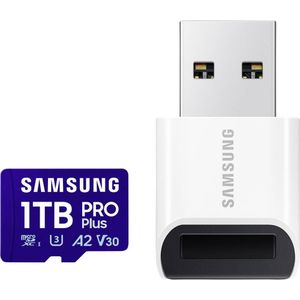 Samsung PRO Plus microSD Card + Kaartlezer (2024)