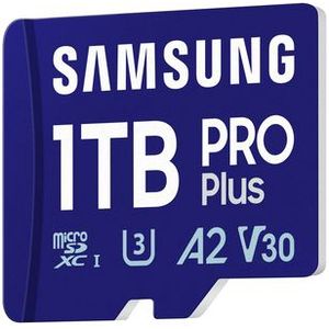 Samsung - PRO Plus - MicroSD Kaart - Kaartlezer - Zwart - 128GB