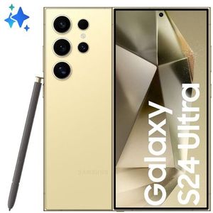 Samsung Galaxy S24 Ultra 17,3 cm (6.8") Dual SIM 5G USB Type-C 12 GB 256 GB 5000 mAh Titanium, Geel