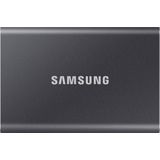 Samsung Portable SSD T7, SSD 4 TB, USB 3.2 Gen.2, 1.050 MB/s Lesen, 1.000 MB/s Schreiben, Externe SSD-Festplatte für iPhone, Mac, PC, Smartphone und Spielkonsole, Grau, MU-PC4T0T/WW