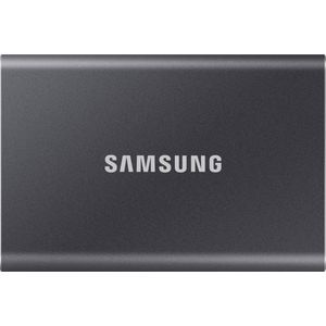 Samsung Portable T7 Externe SSD USB C Inclusief USB C en USB A kabel Geschikt voor iPhone 15 en 16 4 TB Grijs