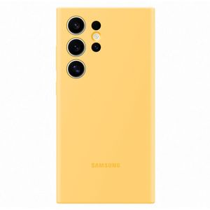 Samsung Galaxy S24 Ultra Siliconen Back Cover Geel