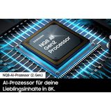 Samsung Neo QLED 8K QN800D Fernseher 85 Zoll, Samsung TV mit Neo Quantum HDR 8K+, Neural Quantum 8K AI Gen2 Prozessor, 8K AI Upscaling, Smart TV, KI TV, GQ85QN800DTXZG, Deutsches Modell [2024]