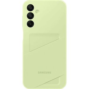 Beschermhoes voor SAMSUNG A15 met kaarthouder, lichtgroen