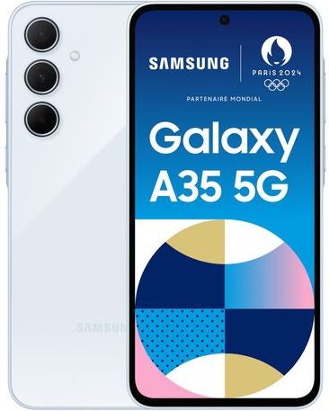 Samsung Galaxy A35 5G 16,8 cm 6.6" Hybride Dual SIM Android 14 USB Type-C 5000 mAh 256 GB Blauw