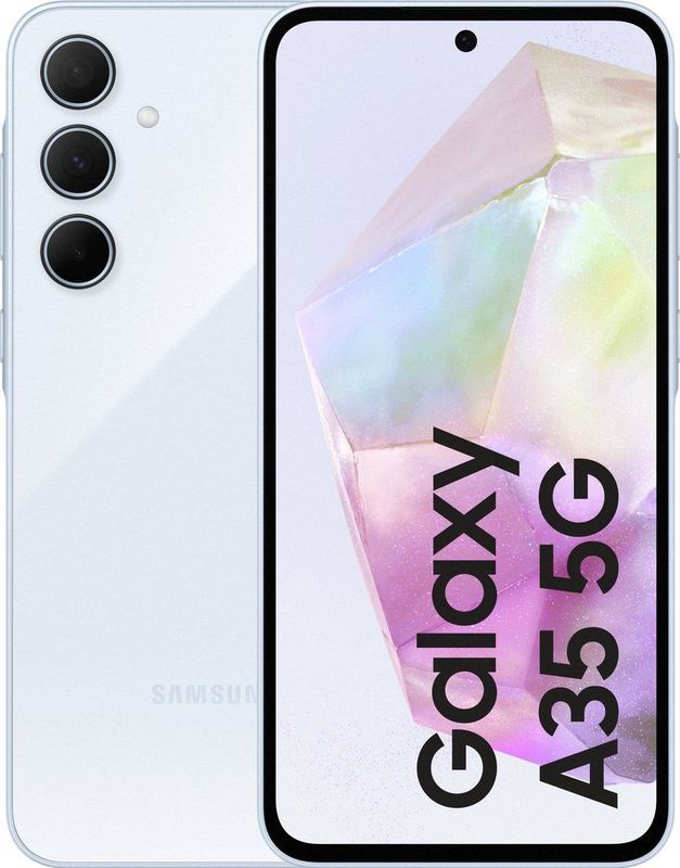 Samsung Galaxy A35 5G 16,8 cm 6.6" Hybride Dual SIM Android 14 USB Type-C 5000 mAh 128 GB Blauw