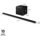 Samsung HW-S800D Zwart 3.1.2 kanalen