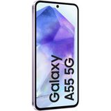 Samsung Galaxy A55 (256 GB, Geweldig lila, 6.60", SIM + eSIM, 50 Mpx, 5G), Smartphone, Paars