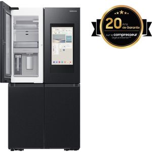 Samsung RF65DG9H0EB1 - Amerikaanse koelkast - French door - Zwart - Touch screen - LED - Op de deur