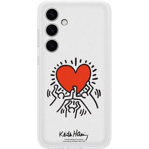 Samsung Galaxy S24 Plus Keith Haring Suit Back Cover Transparant