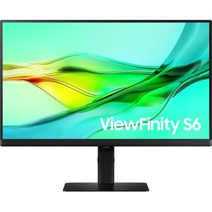 Samsung ViewFinity LS24D600UAUXEN - QHD - IPS paneel - USB-C - 90w - RJ45 - 100 Hz - in hoogte verstelbaar - 24 inch