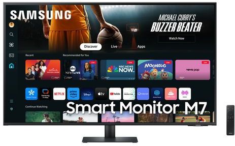Samsung - M70D - Smart Monitor - 43 Inch - UHD - Verschillende Aansluitmogelijkheden