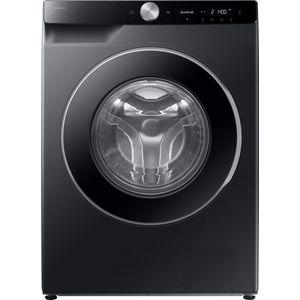 Samsung 6000 serie - Wasmachine WW90DG6U85LB - A-label - 9 Kg - Zwart - Ai Ecobubble - Stoom - Super Speed - SpaceMax