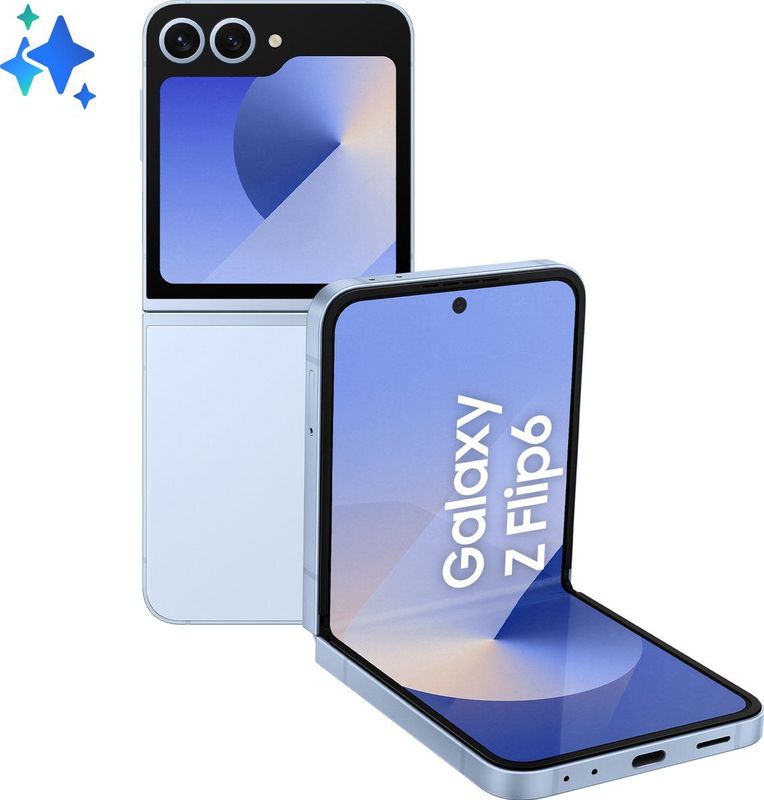 Samsung Galaxy Z Flip6 SM-F741B 17 cm (6.7"") Double SIM Android 14 5G USB Type-C 12 Go 512 Go 4000 mAh Bleu