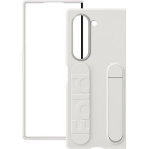 Samsung Galaxy Officiële siliconen grip hoesje met standaard voor Galaxy Z Fold6, wit
