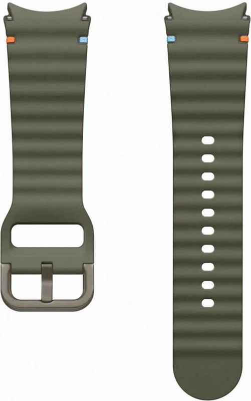 Originele Watch7 Sport Band voor de Samsung Galaxy Watch 4 / 5 / 6 / 7 (20 mm) - S/M - Khaki