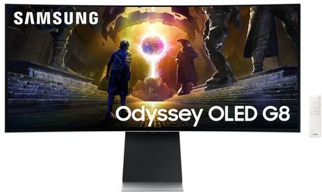 Samsung - Odyssey G8 - Ultrawide WQHD Gaming Monitor - 34 Inch - OLED - 175Hz