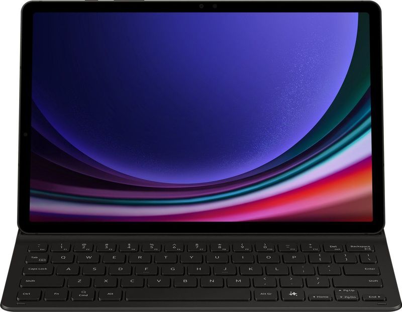Originele Book Cover Keyboard Slim voor de Samsung Galaxy Tab S9 / Tab S10 FE / S9 FE - Zwart