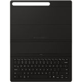 Samsung EF-DX920 - Toetsenbord en foliobehuizing (boekenkaft) - AI-toets - met touchpad - draadloos - POGO pin, Bluetooth - AZERTY - zwart toetsenbord, zwart behuizing - voor Galaxy Tab S10 Ultra, Tab S9 Ultra