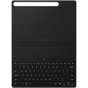 Samsung EF-DX815 - Toetsenbord en foliobehuizing (boekenkaft) - slank, AI-toets - met touchpad - draadloos - POGO pin, Bluetooth - AZERTY - zwart toetsenbord, zwart behuizing - voor Galaxy Tab S10+, Tab S9 FE+, Tab S9+