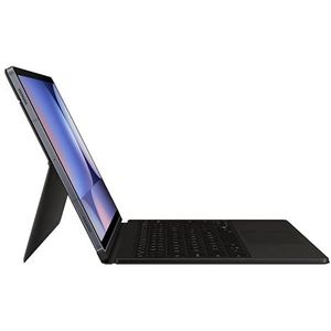 Samsung Book Cover Keyboard EF-DX825 voor de Galaxy Tab S10+| Tab S9+| Tab S9 FE+ met QWERTZ-toetsenbord en AI-knop, tweedelige tablethoes, slank ontwerp, S Pen compartiment, zwart