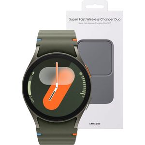 Samsung Galaxy Watch7 bundel (+ Wireless charger en Travel adapter) - smartwatch - 40mm - Green