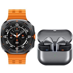 Samsung Sport Pack (Galaxy Watch Ultra + Galaxy Buds 3 Pro) - Smartwatch - 47mm - LTE - Titanium Silver