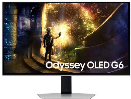 Samsung S27DG612S Monitor - Zilver - 27 Inch - 2560 x 1440 Pixels - OLED - 240Hz