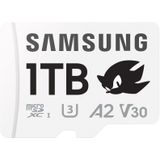 Samsung MB-MD1T0SA Sonic PRO Plus MicroSD-kaart voor gameconsole, Action Cam en drones van 1 TB, UHS-I U3, tot 180 MB/s