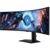 Samsung - G91F - Monitor - Zwart - 124,5 cm - Dual QHD - Gebogen