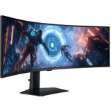 Samsung - G91F - Monitor - Zwart - 124,5 cm - Dual QHD - Gebogen