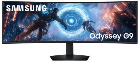 Samsung - G91F - Monitor - Zwart - 124,5 cm - Dual QHD - Gebogen