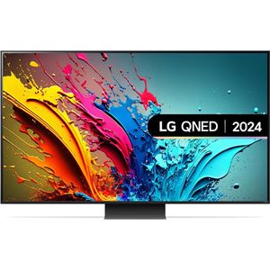 LG - 86QNED86T6A - 86 Inch 4K QNED Smart TV - Zwart - LED