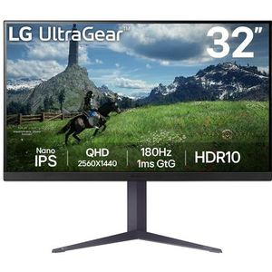 LG - UltraGear - Monitor - QHD - Nano IPS - 31.5 Inch - 180Hz