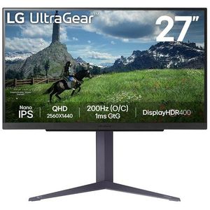 LG - UltraGear 27GS85Q - QHD Gaming Monitor - 180Hz - Nano IPS - 27 inch