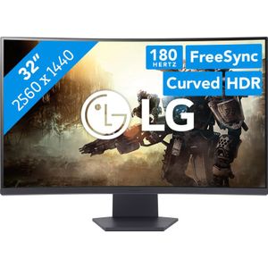 LG UltraGear 32GS60QC-B - QHD Curved Gaming monitor - 180hz - 1 ms - 32 inch