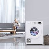 LG F4X1008NWH wasmachine Voorbelading 8 kg 1400 RPM Wit